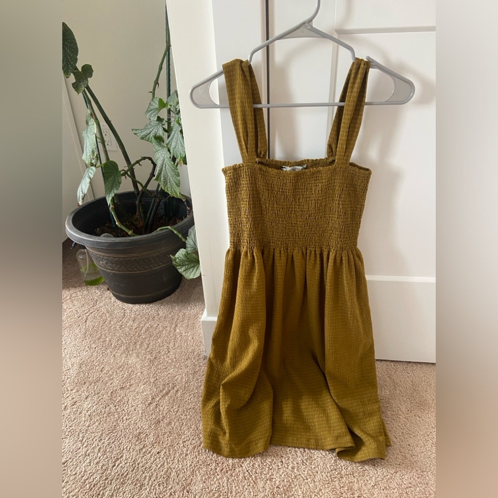 Madewell olive dress